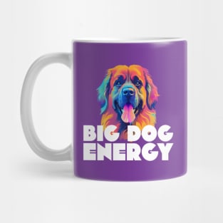 Big Dog Energy Leonberger Colorful Graphic Print Mug